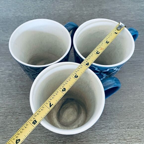 3 Boho Moroccan Planter Pot Mugs - Picture 3 of 3